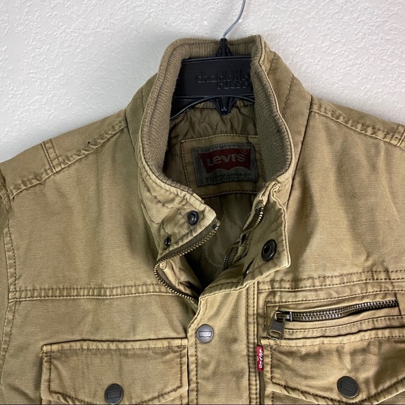 Levis Quilted Lined Jacket Size Small - Picture 5 of 10